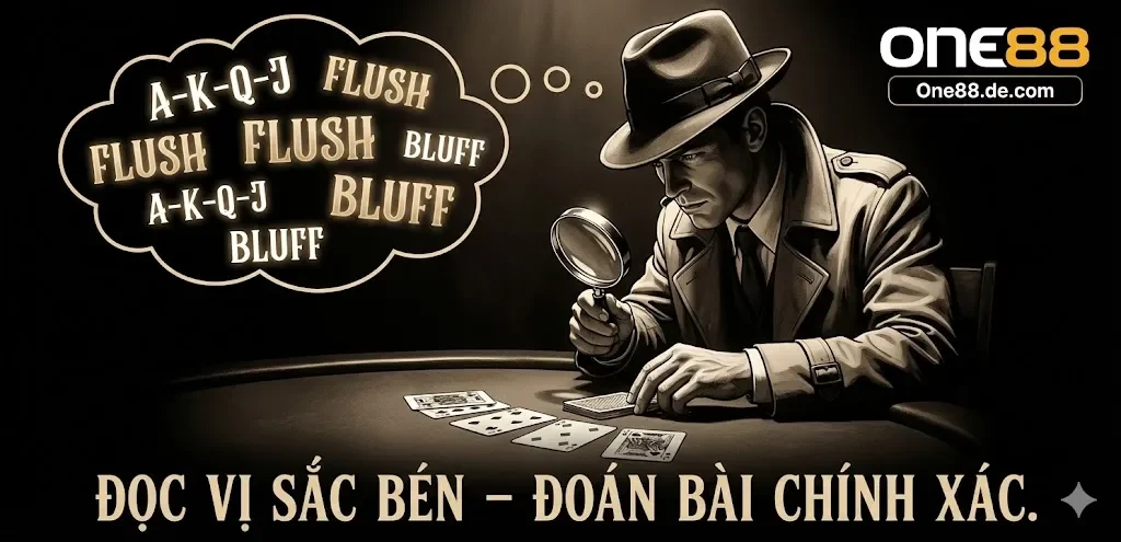 Thành thạo các kỹ thuật câu bài và đọc vị đối thủ để giành quyền chủ động